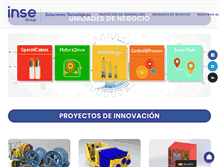 Tablet Screenshot of inse.com.co